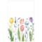 102&#x22; Spring Tulip Garden Plastic Table Covers, 3ct.